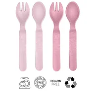 Sztućce dla dzieci - Sztućce dzieci eco zaokrąglone BPA free 2kpl REER - miniaturka - grafika 1