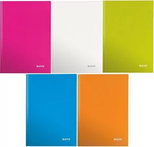 Leitz Zeszyty w kratkę A4 WOW Turkusowy - Zeszyty szkolne - miniaturka - grafika 1