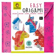 Zabawki kreatywne - Zestaw kreatywny EASY ORIGAMI Ludattica - Jednorożce - miniaturka - grafika 1