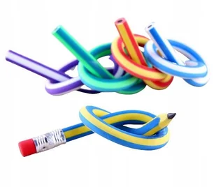 Ołówek Giętki Antystresowy Ołówki Z Gumką Elastyczny Hb Giętkie Elastyczne - Ołówki - miniaturka - grafika 1