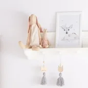 Szafy i szafki dla dzieci - Półka na książki biała melody - miniaturka - grafika 1