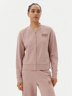 Bluzy damskie - EA7 Emporio Armani Bluza 7W000178 AF12473 U4079 Różowy Regular Fit - miniaturka - grafika 1
