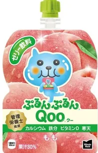 QOO Coca-Cola Jelly Grape Pouch Galaretka Konjac Brzoskwiniowa - Gumy do żucia, lizaki, dropsy - miniaturka - grafika 1