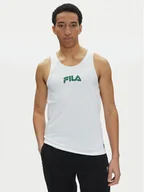 Koszulki męskie - Fila Tank top Lirey FAM0919 Biały Slim Fit - miniaturka - grafika 1