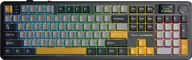 Klawiatury - AULA F108 Pro Gray+Orange+Deep Gray Reaper switch RGB AUF108P-GOG-RE - miniaturka - grafika 1