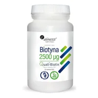 Suplementy diety - aliness Biotyna 2500 mcg 120 tabletek - miniaturka - grafika 1