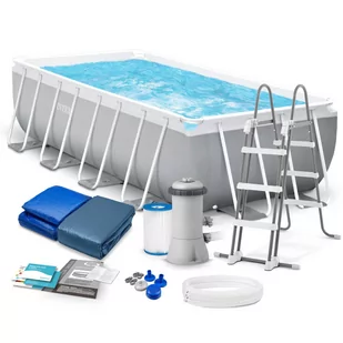 Intex Basen stelażowy Prism prostokątny 488 x 244 x 107 cm - zestaw 26792 - Baseny ogrodowe - miniaturka - grafika 4