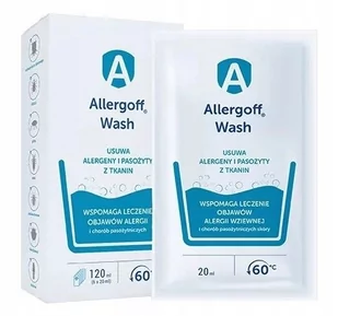 Icb Poland PHARMA SP J Allergoff Neutralizator alergenów kurzu domowego Płyn do tkanin 6 amp a 20 ml - Leki na alergię - miniaturka - grafika 1