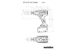 Wiertarko wkrętarka udarowa Metabo SB 18 LTX-3 BL Q I METAL 603182840 - Wiertarko-wkrętarki akumulatorowe - miniaturka - grafika 5