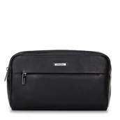 Nerki - Torebka typu nerka ze skóry naturalnej czarna - miniaturka - grafika 1