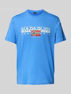 T-shirt z nadrukiem z logo model ‘AYLMER’ - Koszulki męskie - miniaturka - grafika 1