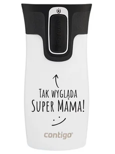 Kubek termiczny Contigo West Loop Mini 300ml - Tak wygląda Super Mama - Salt - Kubki termiczne - miniaturka - grafika 1