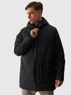 Moda i Uroda OUTLET - Parka przejściowa membrana 8000 męska 4F 4FWAW24TTJAM563-20S Czarny - miniaturka - grafika 1