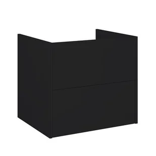 Szafka MARTI 60 cm 2S czarny mat - Szafki łazienkowe - miniaturka - grafika 1