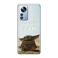 Etui i futerały do telefonów - ERT GROUP etui na telefon Xiaomi 12 / 12X, case oryginalny i oficjalnie licencjonowany przez Star Wars, wzór Baby Yoda 004, optymalnie dopasowane, plecki z TPU - miniaturka - grafika 1