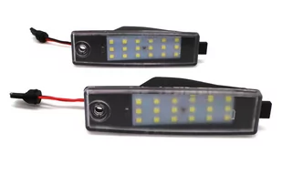 Toyota Hiace, Highlander, Land Cruiser, Rav 4, Harrier lampki rejestracji LED 2szt - Oświetlenie samochodowe - akcesoria - miniaturka - grafika 1