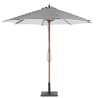 Parasole ogrodowe - Beliani Parasol ogrodowy 260 cm czarno-biały FERENTILLO 140302 - miniaturka - grafika 1