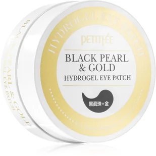 EURUS Petitfee Black Pearl&Gold hydrożelowe płatki pod oczy z czarną perłą i złotem x 60 szt - Kosmetyki pod oczy - miniaturka - grafika 1