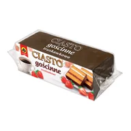 Ciastka - Granpik Ciasto Gościnne z kremem i nadzieniem truskawkowym 300 g - miniaturka - grafika 1