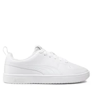 Sneakersy damskie - Sneakersy Puma Rickie Jr 384311 01 Biały - miniaturka - grafika 1