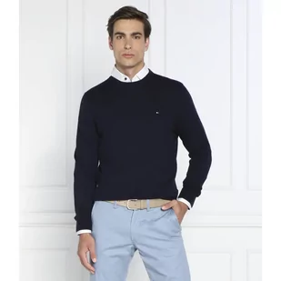 Tommy Hilfiger Sweter | Regular Fit | z dodatkiem kaszmiru - Swetry męskie - miniaturka - grafika 1