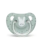 Smoczki uspokajające - Suavinex, Hygge Baby, Smoczek anatomiczny, silikonowy, Królik, Miętowy, 18m+ - miniaturka - grafika 1