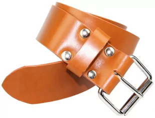 Pas Męski Skórzany SZEREGOWY/ RUBIN (PL) Skóra Licowa JASNY BRĄZOWY Super Wytrzymały Gładki PR1 - Paski Pas Męski Skórzany SZEREGOWY/ RUBIN (PL) Skóra Licowa JASNY BRĄZOWY Super Wytrzymały Gładki PR1 - Paski - miniaturka - grafika 1