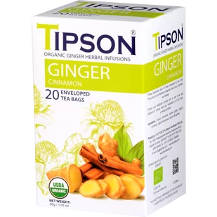 ORGANIC GINGER CINNAMON saszetki - 20 x 1,5 g - Herbata - miniaturka - grafika 1