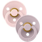 Smoczki uspokajające - Bibs Colour 2-Pack Blossom & Dusky Lilac S Smoczek Uspokajający Kauczuk Hevea - miniaturka - grafika 1