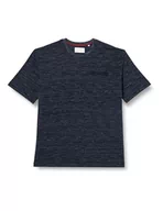 Koszulki męskie - TOM TAILOR T-shirt męski, 32450 - Sky Captain Blue Stripy Inject, L - miniaturka - grafika 1