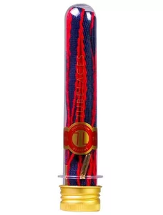 sznurowadła TUBELACES - GOLD ROPE HOOK UP NAVY/RED (130 cm) - Akcesoria obuwnicze - miniaturka - grafika 1
