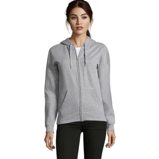 Damska Bluza Z Kapturem Seven Full Zip - Bluzy sportowe damskie - miniaturka - grafika 1
