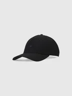 Czapki męskie - Czapka z daszkiem strapback uniseks - czarna - miniaturka - grafika 1