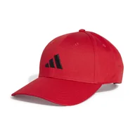 Czapki damskie - Czapka z daszkiem ADIDAS BB CAP COT NL JP0396 – Czerwony - miniaturka - grafika 1