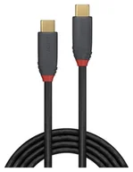 Kable USB - Lindy Anthra Line USB 3.2 Typ C/C M/MPD 3.0 1,5m czarny - miniaturka - grafika 1