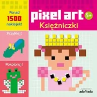 Książki edukacyjne - Pixel art. Księżniczki - - miniaturka - grafika 1