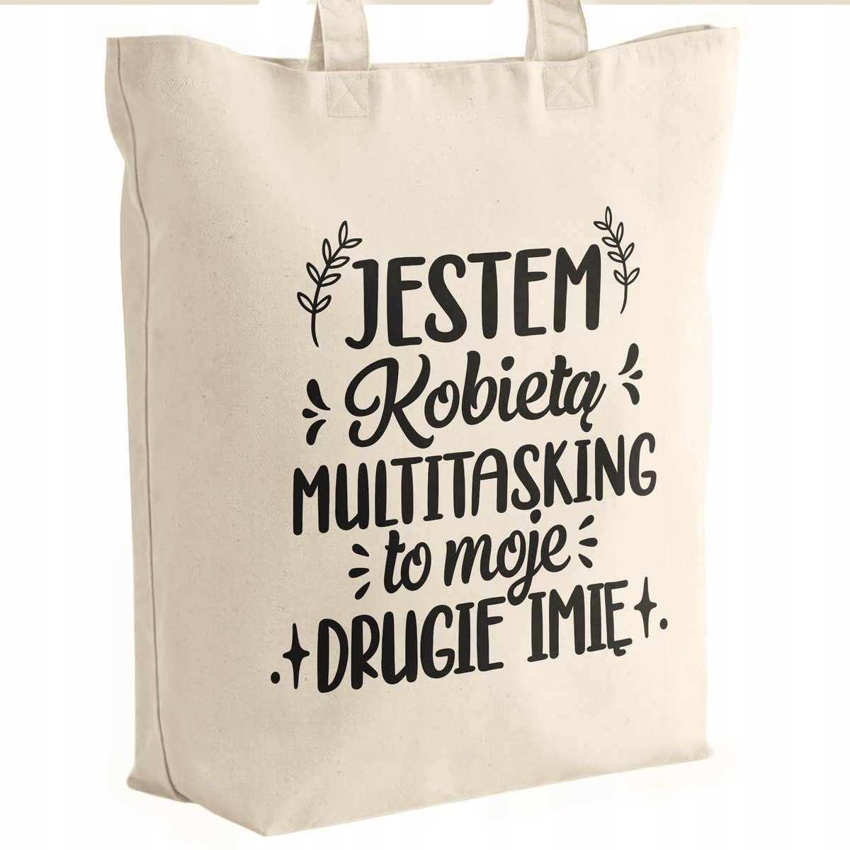 Torba bawełniana premium prezent na Dzień Kobiet Jestem Kobietą