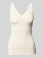 Koszulki i topy damskie - Top z obszyciem koronką - miniaturka - grafika 1