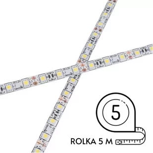 Taśma LED Greenie 24V 1m diody 5050SMD 14.4W/mb wodoodporna IP65 WW Rolka 5m - Taśmy LED - miniaturka - grafika 1