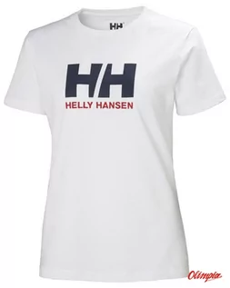 Koszulki i topy damskie - Koszulka damska HELLY HANSEN HH LOGO T-SHIRT Biała - grafika 1