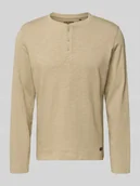 Koszulki męskie - Bluzka z długim rękawem i krótką listwą guzikową model ‘BRAT’ - miniaturka - grafika 1