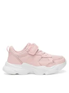Buty dla dziewczynek - Kappa Sneakersy V3-4061 Różowy - miniaturka - grafika 1