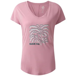 Koszulka damska Dare 2b Serene Tee Rozmiar: XL / Kolor: różowy - Koszulki sportowe damskie - miniaturka - grafika 1