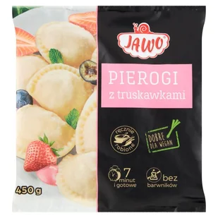 Jawo Pierogi z truskawkami 450 g - Dania mrożone - miniaturka - grafika 1