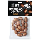 Przysmaki dla psów - JOHN DOG Przysmak dla psa Mini kiełbaski konina 100g - miniaturka - grafika 1