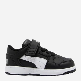 Buty sportowe chłopięce Puma Rebound Layup Lo SL V PS 37049202 33 (1UK) Czarne (4060981159308) - Buty dla chłopców - miniaturka - grafika 1