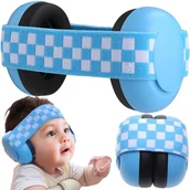 Zabezpieczenia dla dzieci - RENEW FORCE Słuchawki Ochronne Nauszniki dla Dzieci Niemowląt Wygłuszające Elastyczne 3249299446 BLUE - miniaturka - grafika 1