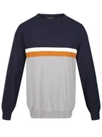 Swetry męskie - Regatta Sweter "Kaelen" w kolorze szaro-granatowym - miniaturka - grafika 1