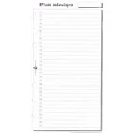 Szkolne artykuły papiernicze - ANTRA Wkład do organizera ST Plan miesiąca ANTRA - miniaturka - grafika 1