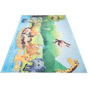 Dywany - Kolorowy prostokątny dywan ze zwierzętami - Hazo 3X - miniaturka - grafika 1